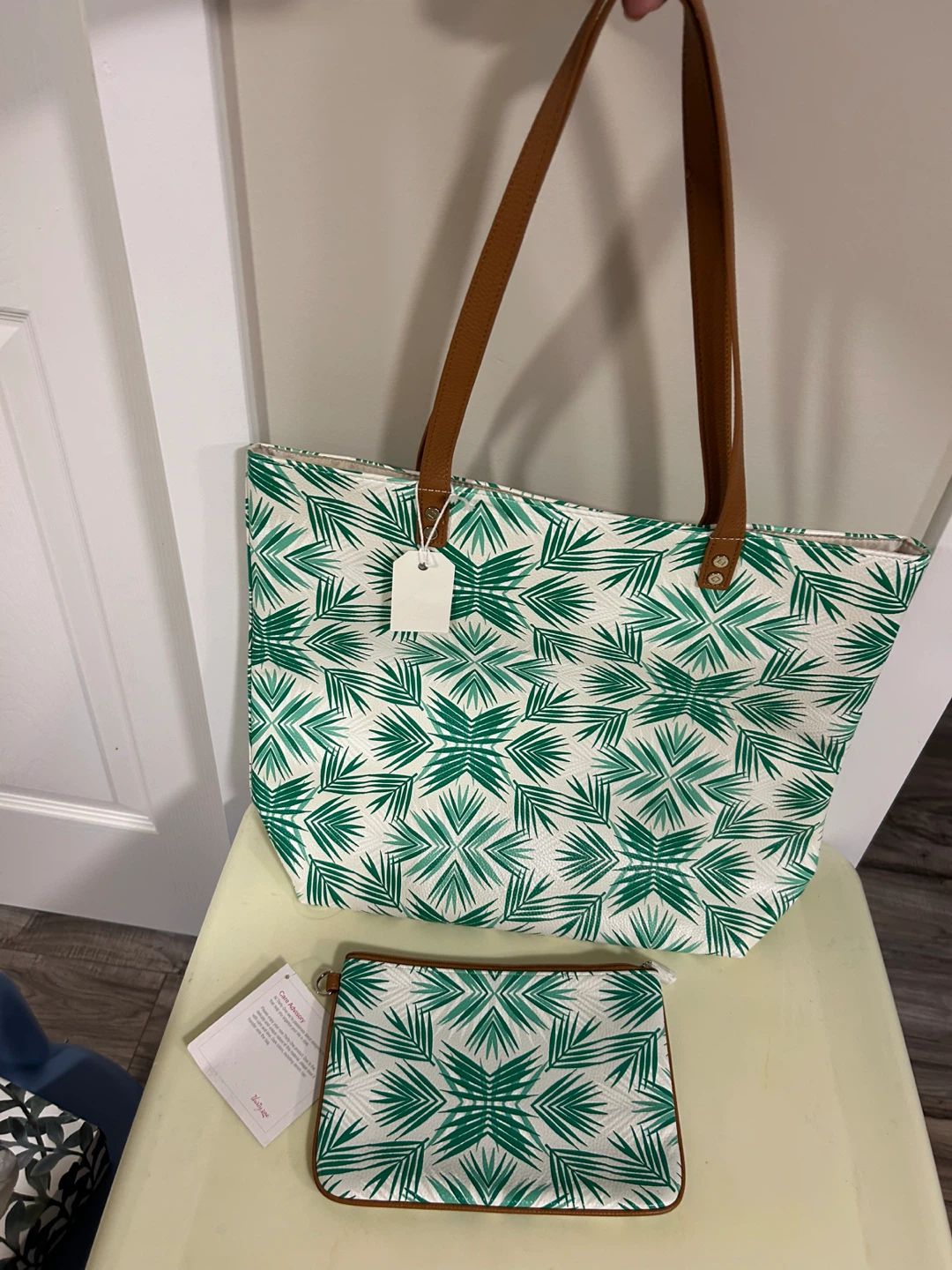 Thirty-Tote Bag with large wristlet