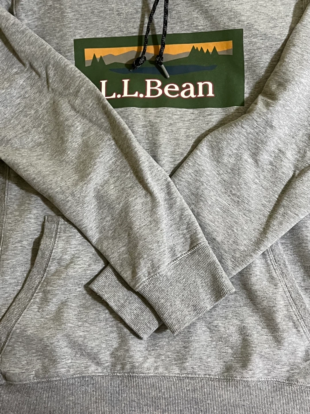 L.L.Bean Grey Hoodie - Men's Large - photo 3