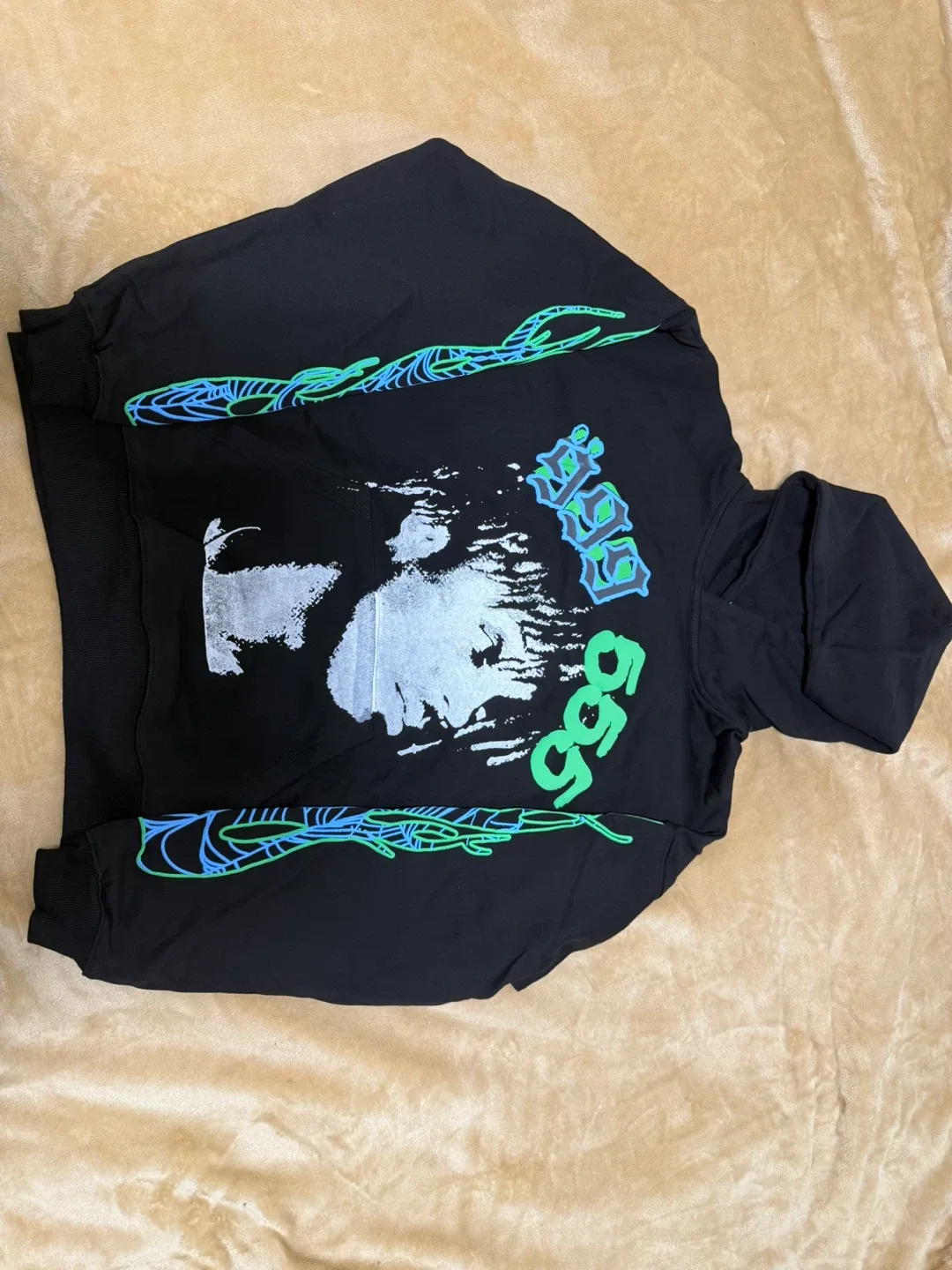 SP5DER Hoodie - Black, Size M