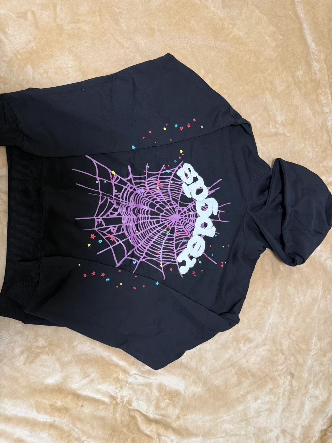 Spider Worldwide Black Hoodie - Size L