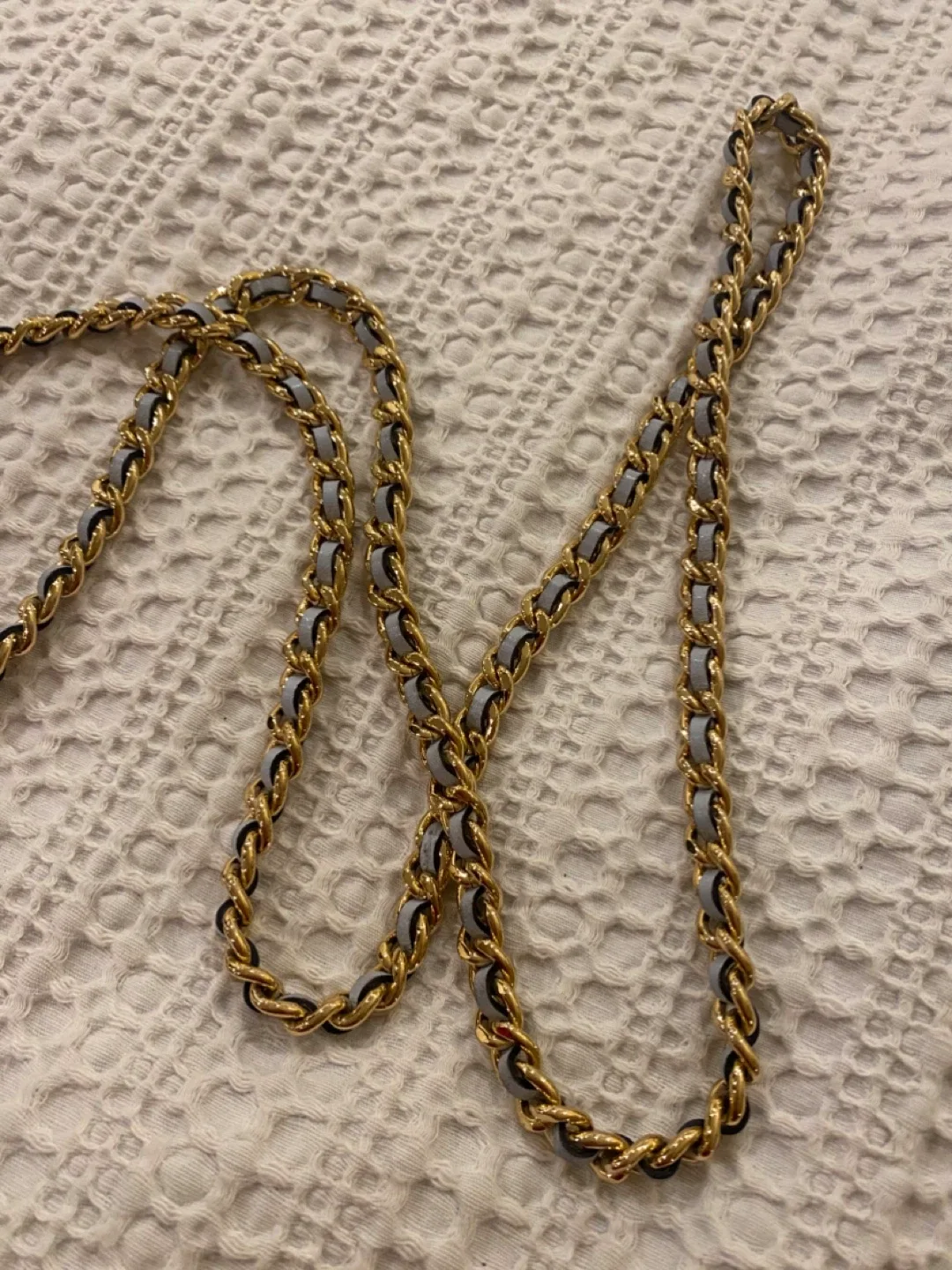 Tory Burch Quilted Leather Phone Crossbody - Blue image indicator(3)