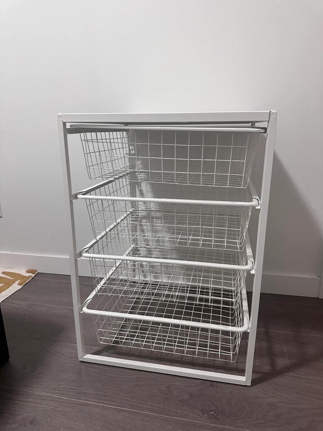 IKEA metal wire basket drawer unit