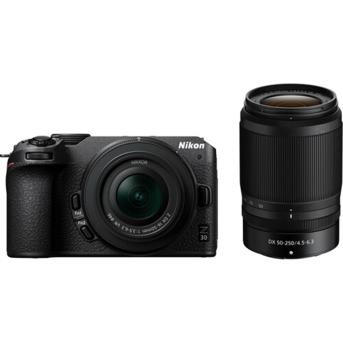 Nikon Z 30 Mirrorless Camera with 16-50mm and 50-250mm lens