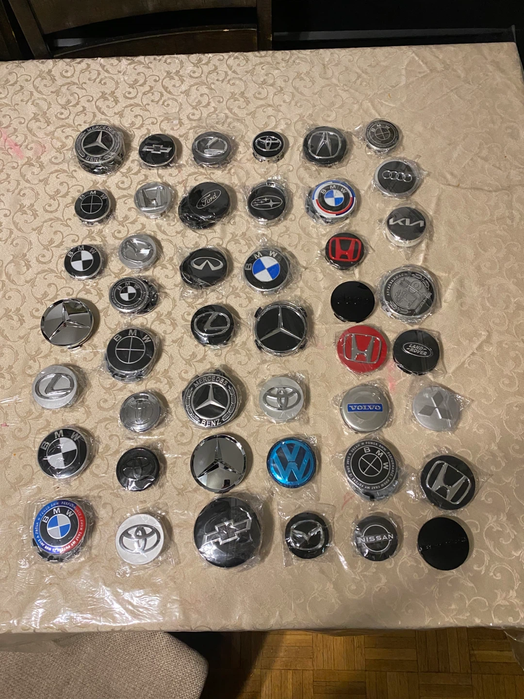Assorted Car Wheel Center Caps - Various Brands - photo 2