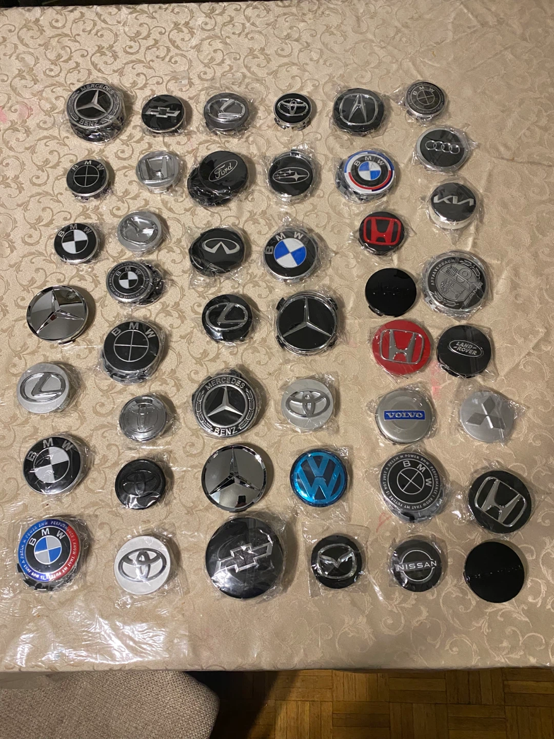 Assorted Car Wheel Center Caps - Various Brands - photo 5
