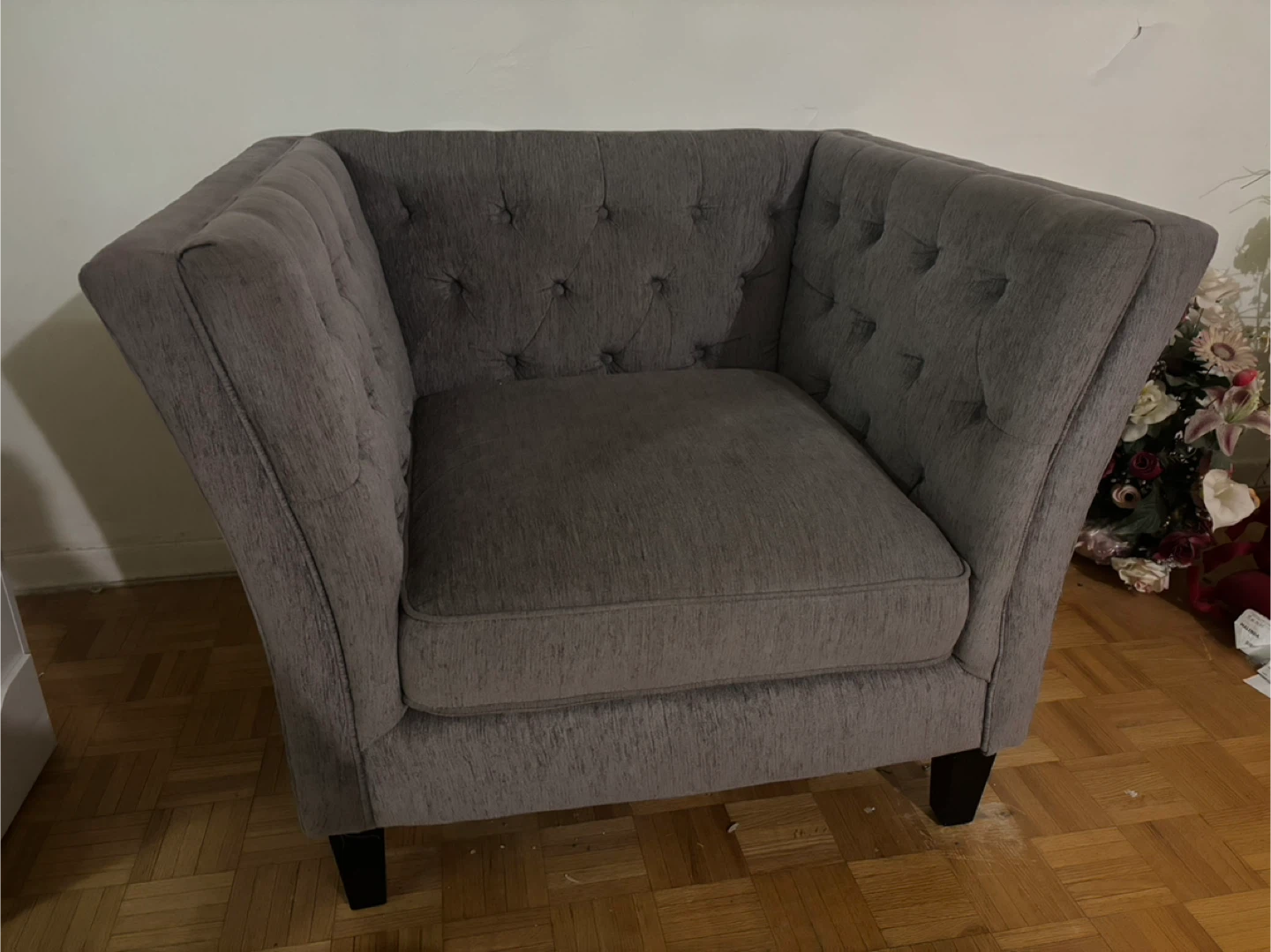 Grey Armchair