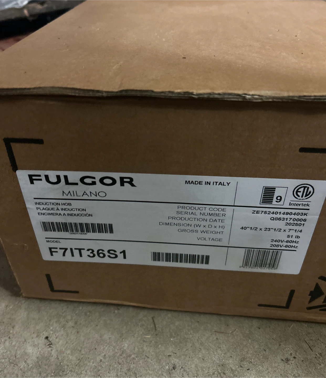Fulgor Milano F7IT36S1 Induction Cooktop - Black - photo 2