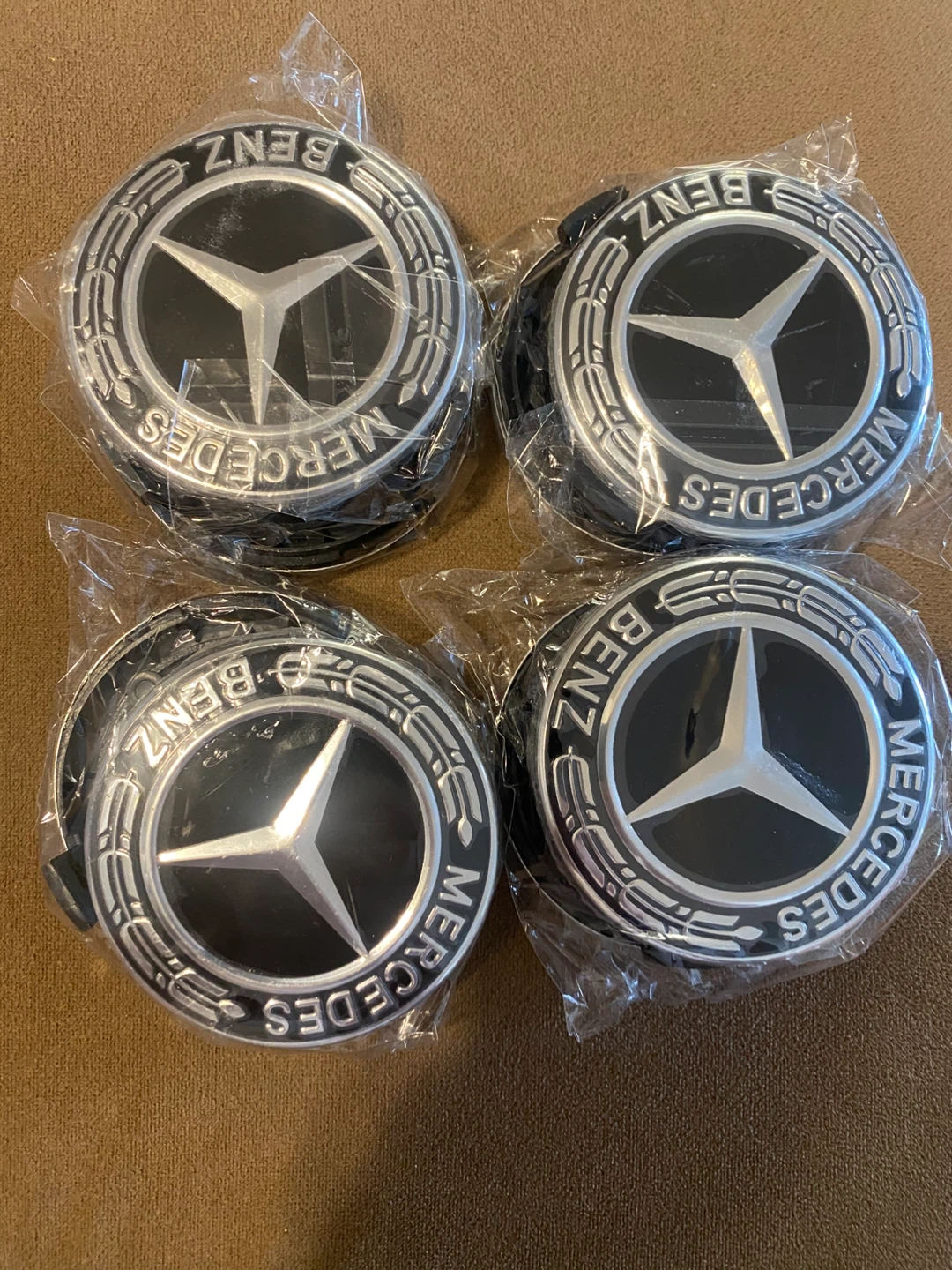 New Mercedes Benz Wheel Center Caps (Set of 4) - photo 3