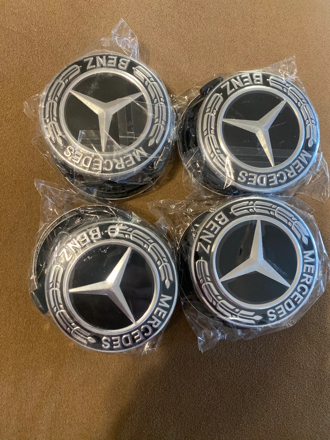 New Mercedes Benz Wheel Center Caps (Set of 4) - photo 4