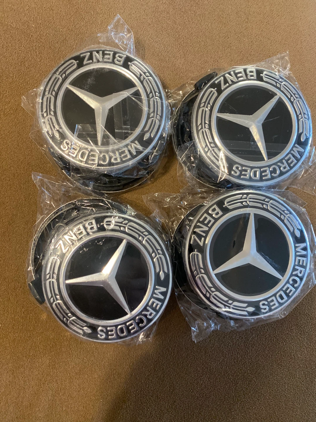 New Mercedes Benz Wheel Center Caps (Set of 4) - photo 5