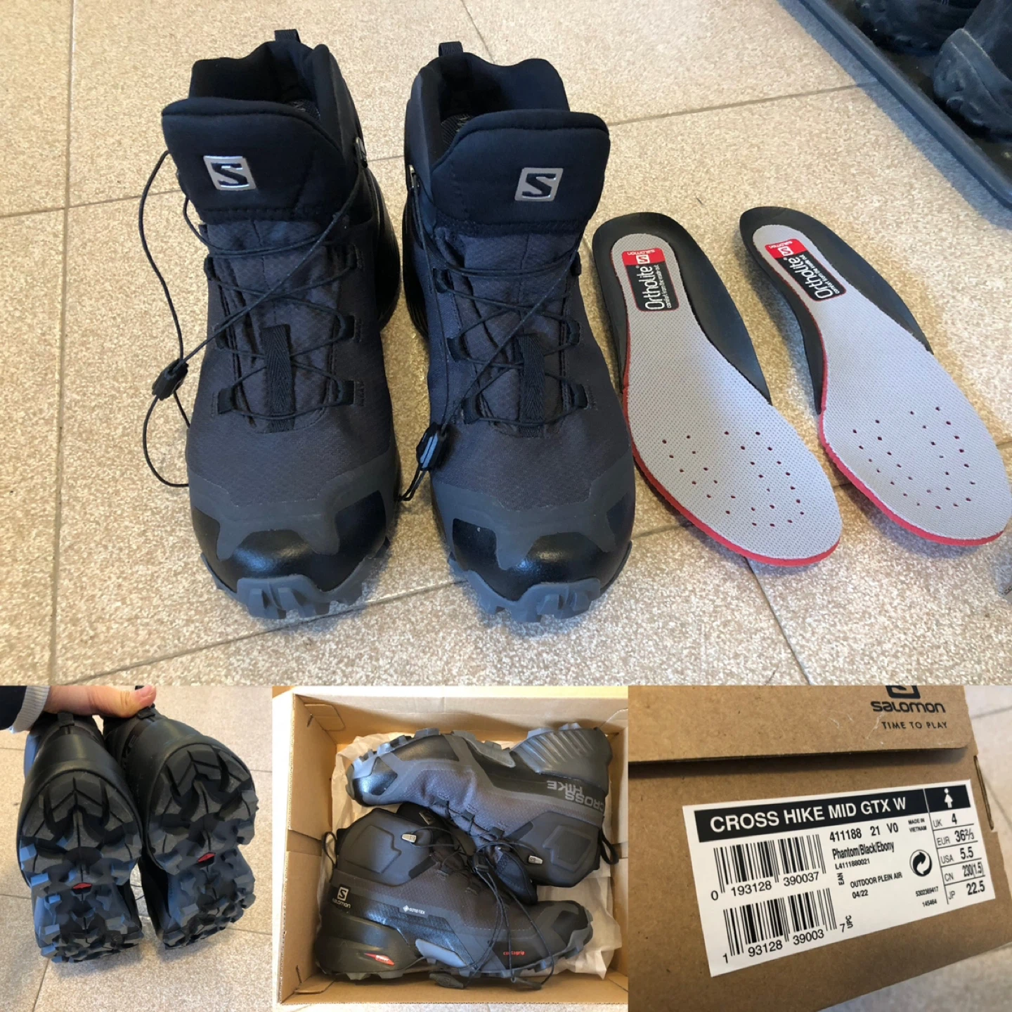Salomon Cross Hike Mid GTX W - Size 5.5 US - photo 2