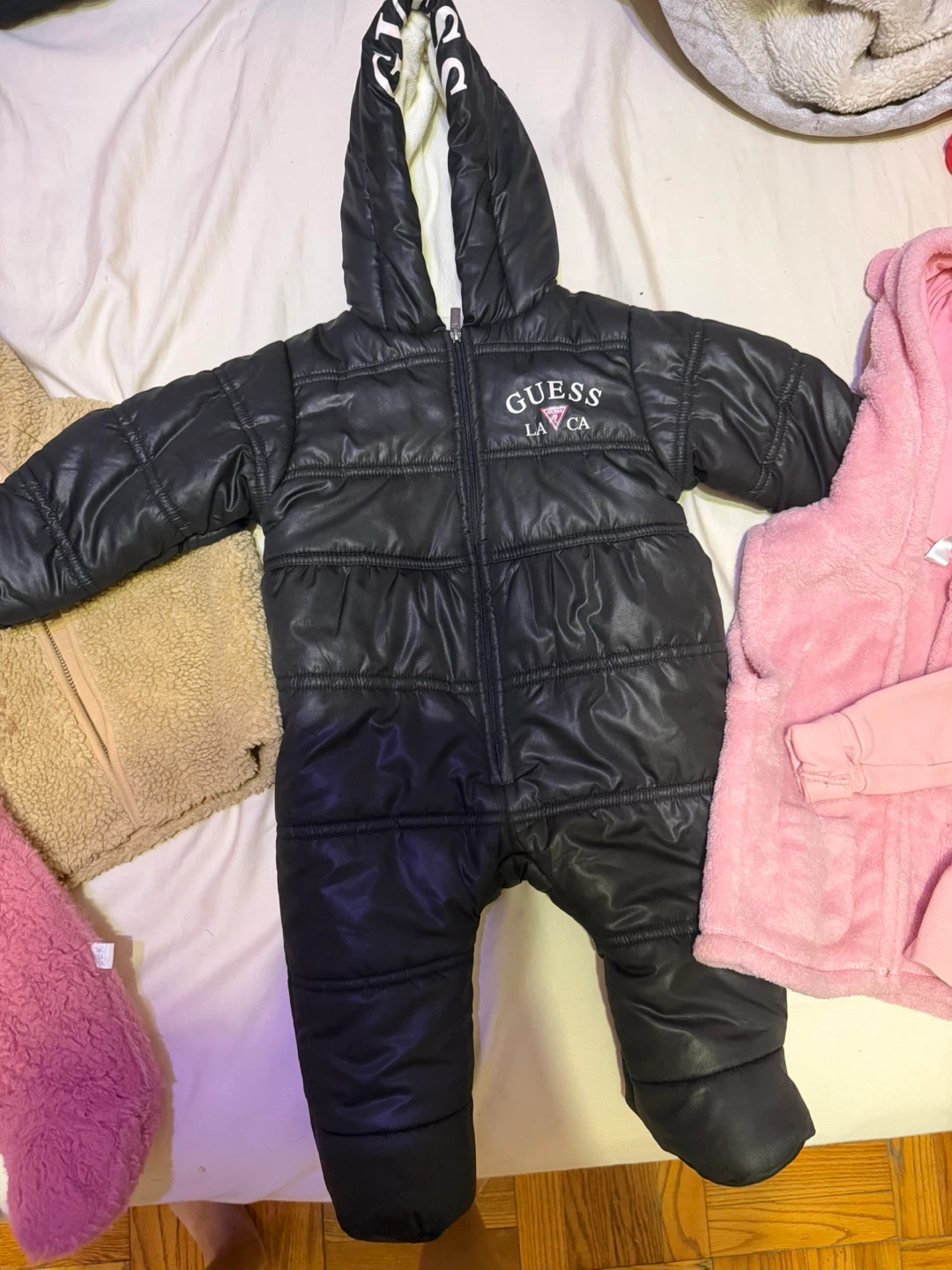 Guess Black Baby Snowsuit - photo 2