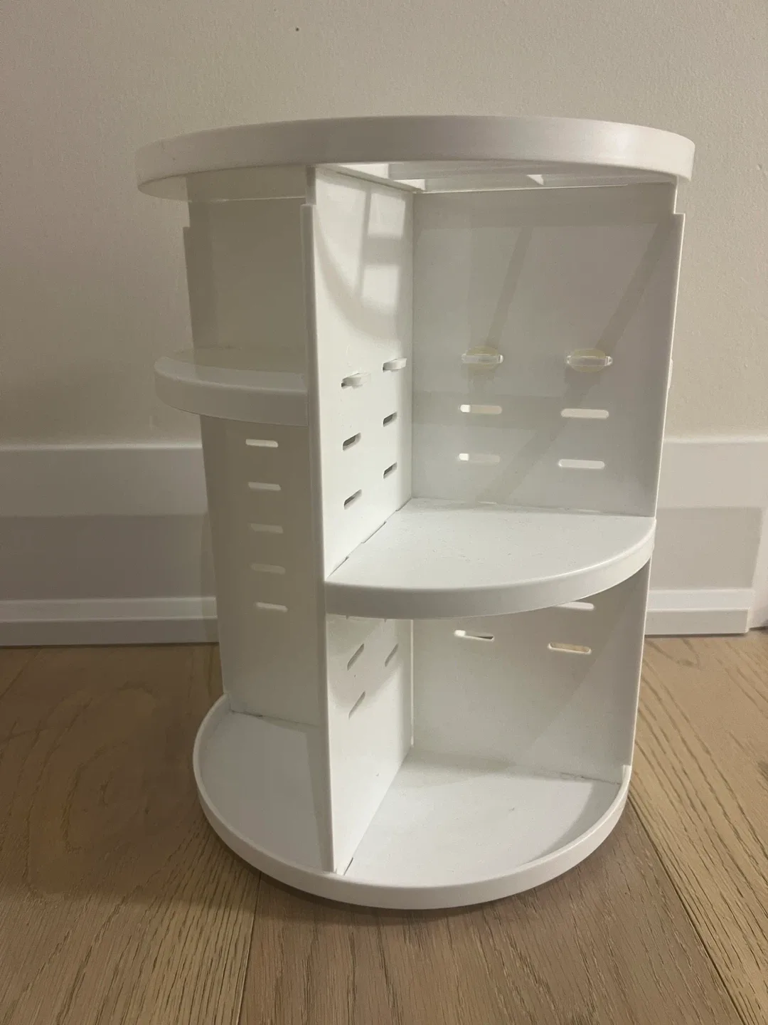 Rotating Makeup Organizer - White