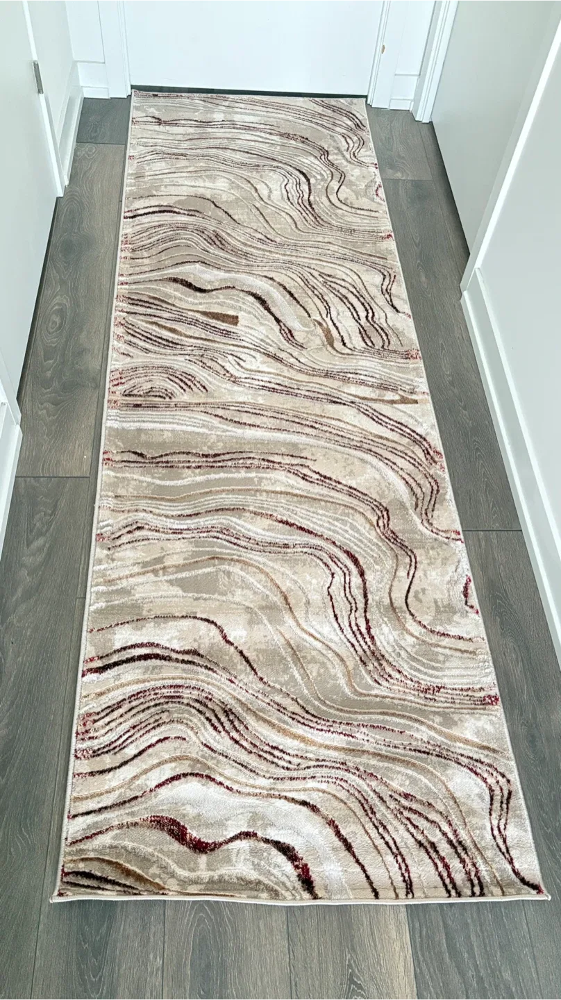 Brand new Cabana Red Area Rug 2'6"x7'5"