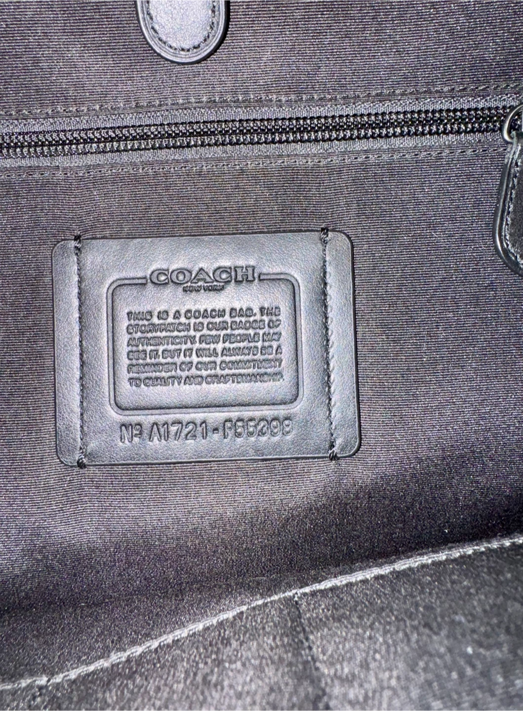 Coach Signature Leather Backpack F55398 - photo 4