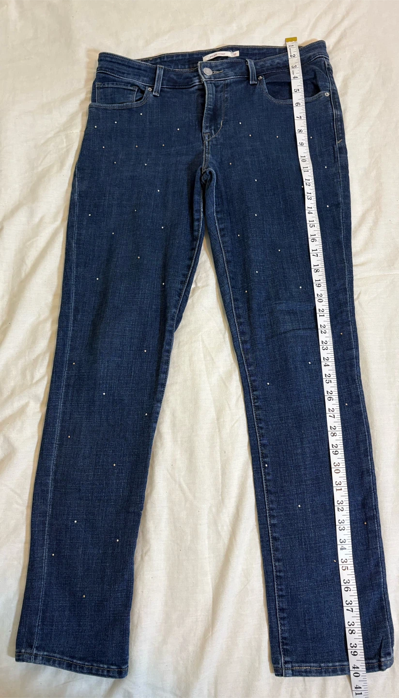 Levi's Mid Rise Skinny Jeans - Size 12 - photo 2