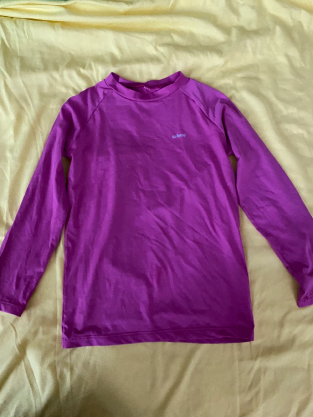 Solene Purple Long Sleeve Top