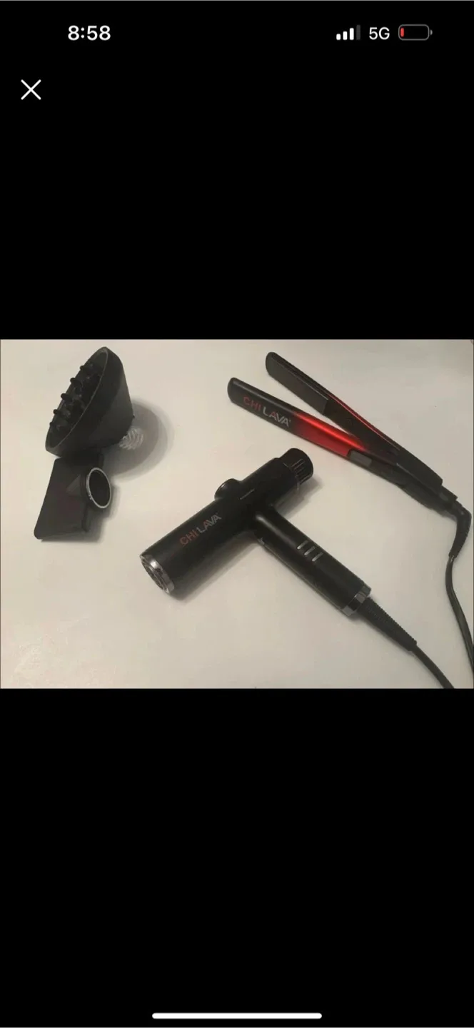 CHI Lava Hair Dryer & Straightener Set