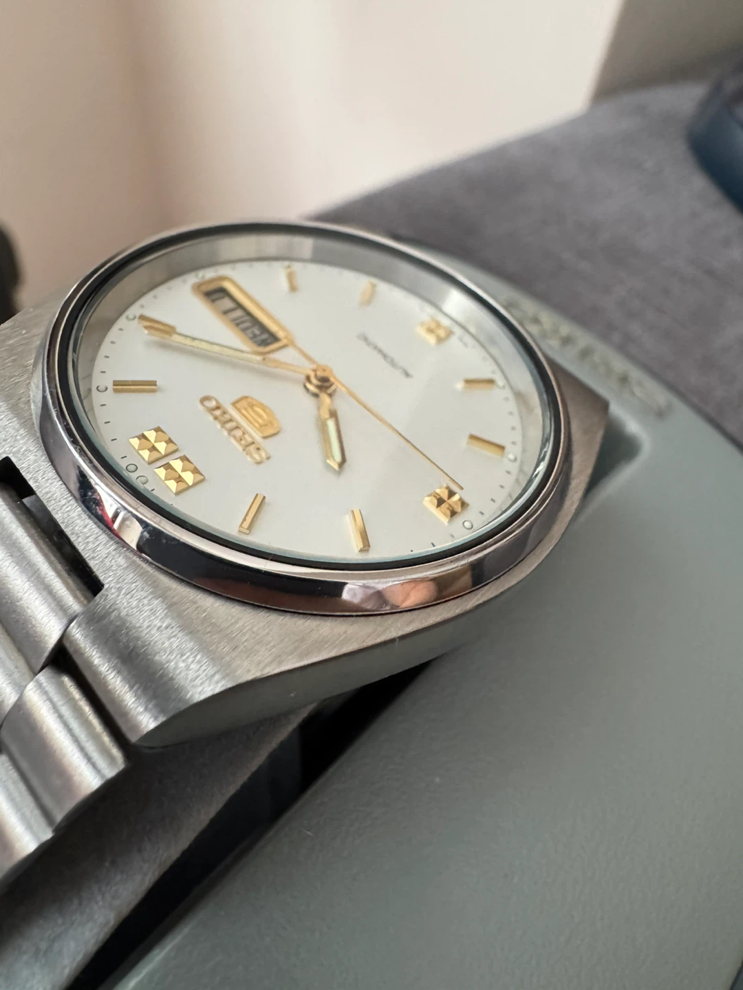 Seiko 5 Vintage 37mm Automatic Watch SCWL47 7009-3130 - photo 5