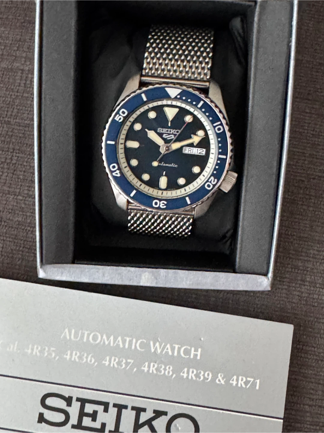 Seiko 5 Sports SRPD71 Blue 42mm Automatic Watch 4R36-07G0 - photo 2