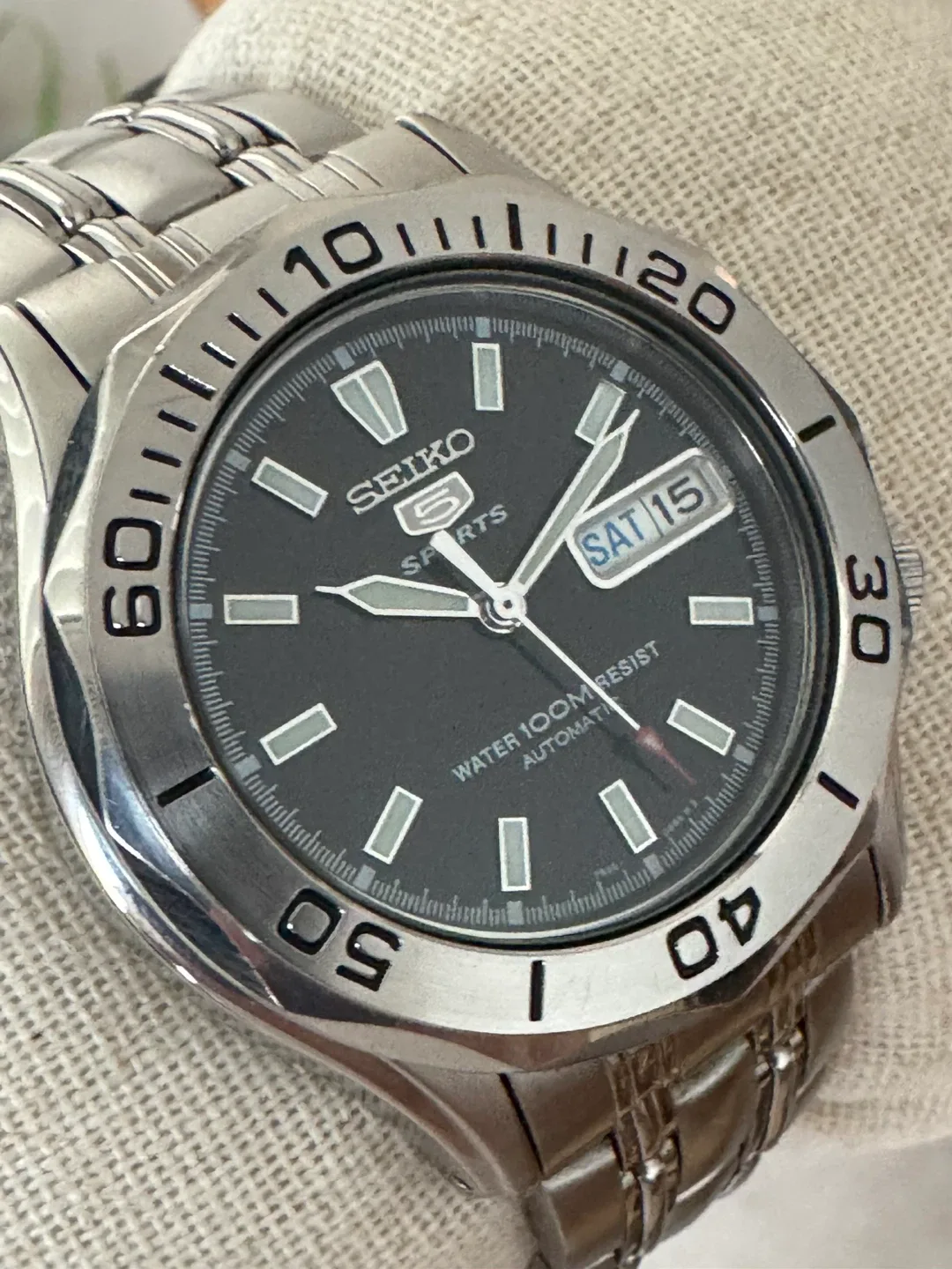 Seiko 5 Sports SNK031 Automatic Watch 37mm 7S26-01G0