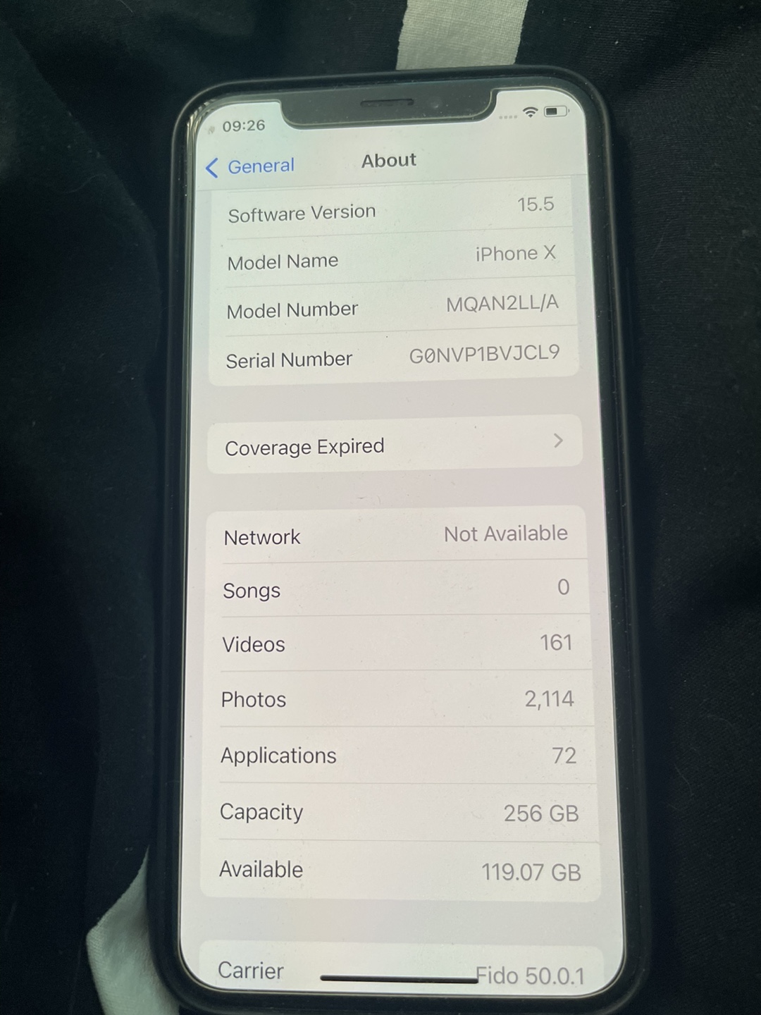iPhone X 256GB - Excellent Battery Health - photo 3