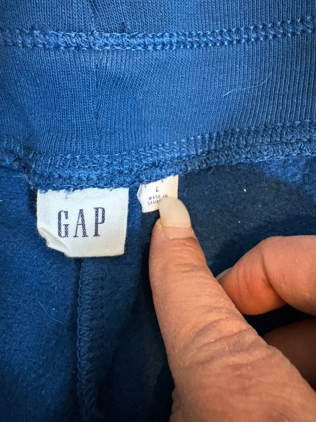 GAP Blue Sweatpants - Size Large - photo 3