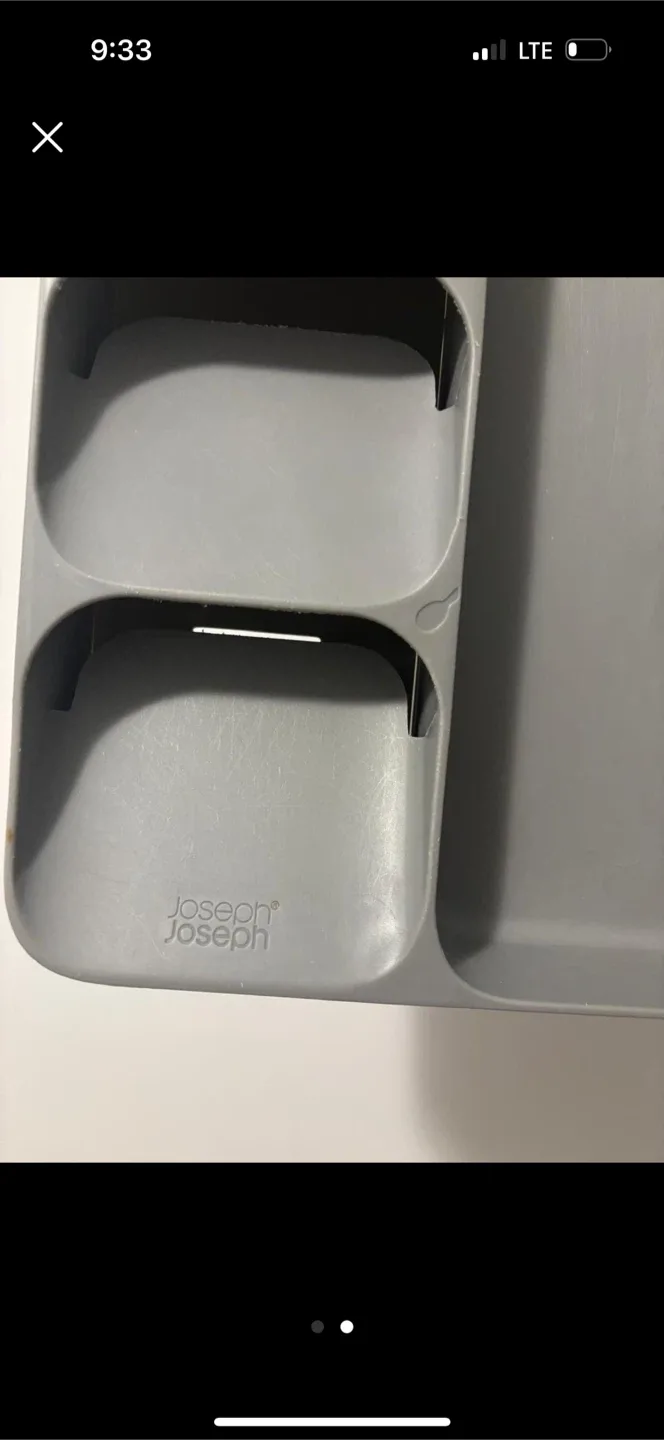Joseph Joseph DrawerStore Grey Cutlery Organizer image indicator(2)