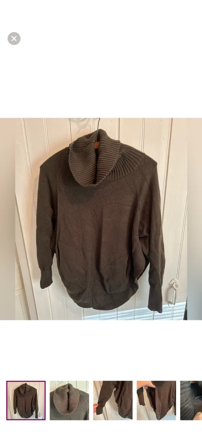 Charlie B Brown Cowl Neck Sweater - Size P/S