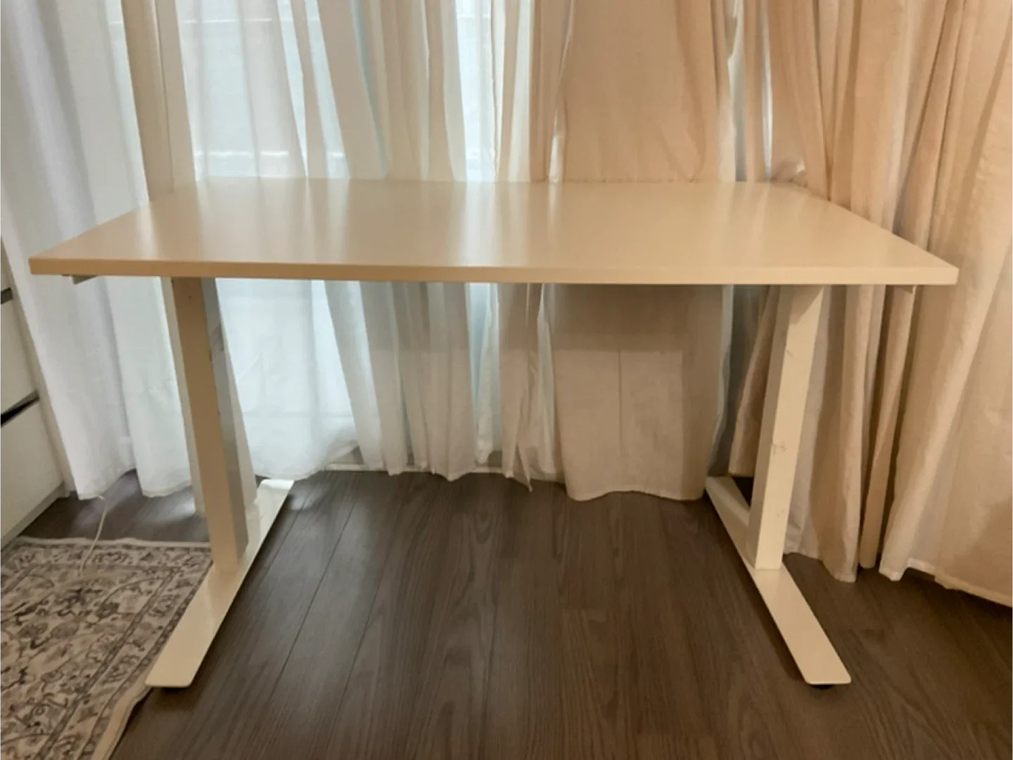 IKEA Trotten White Standing Desk