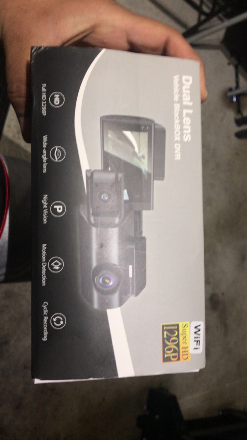 Dual Lens Vehicle Blackbox DVR - New in Box!