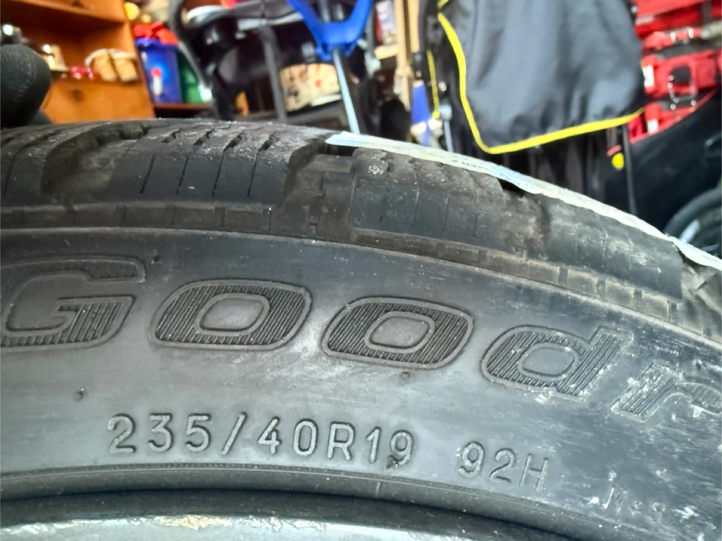 BF Goodrich 235/40R19 Winter Tires on Rims - Set of 4 - photo 4