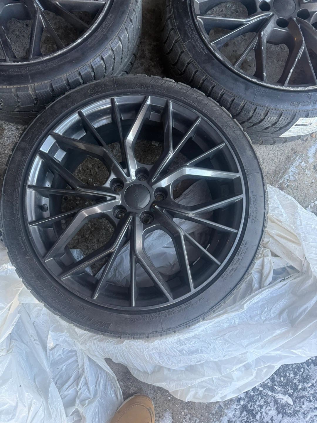 BF Goodrich 235/40R19 Winter Tires on Rims - Set of 4 - photo 2