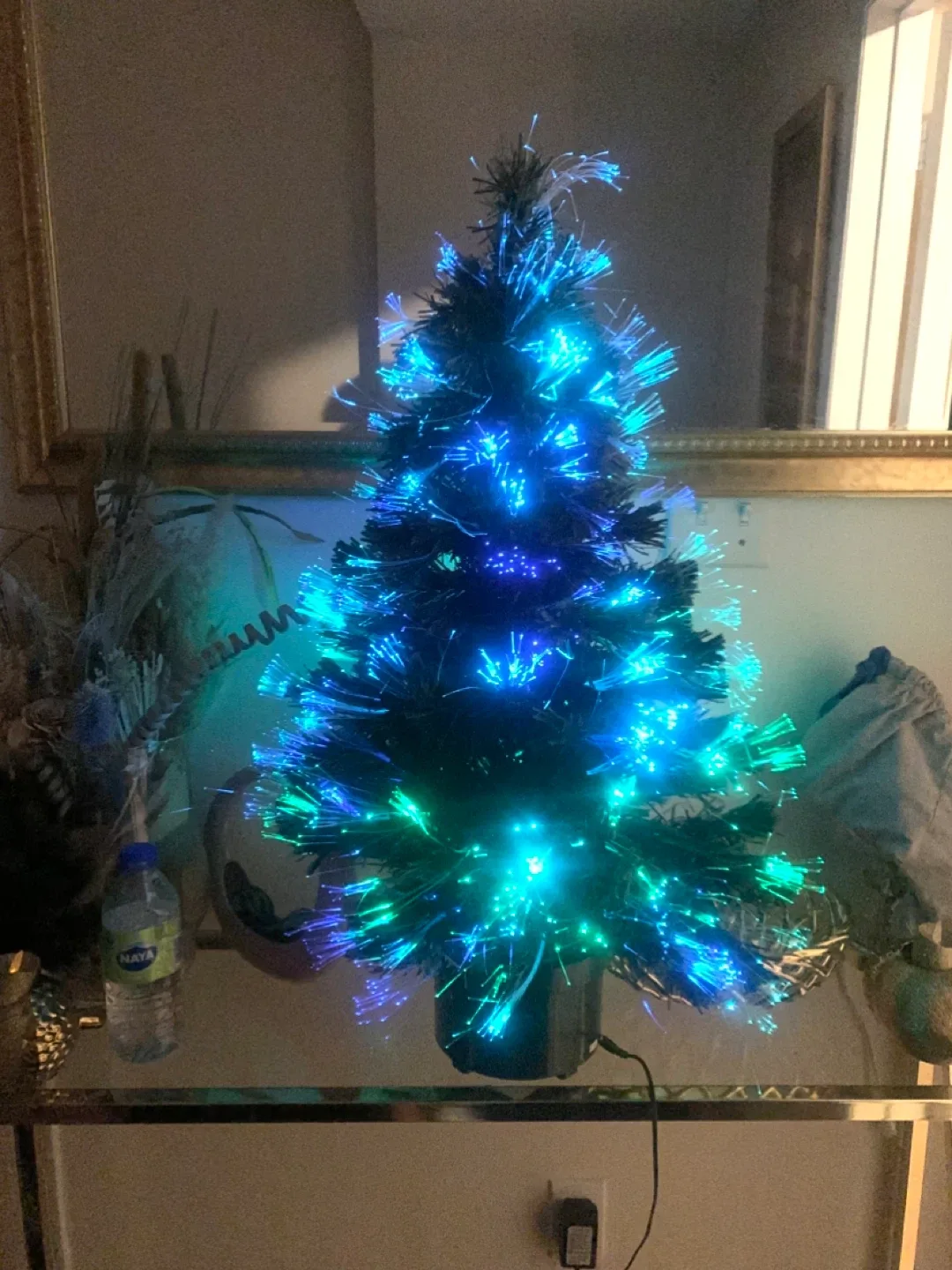 Small Fiber Optic Christmas Tree - 78cm