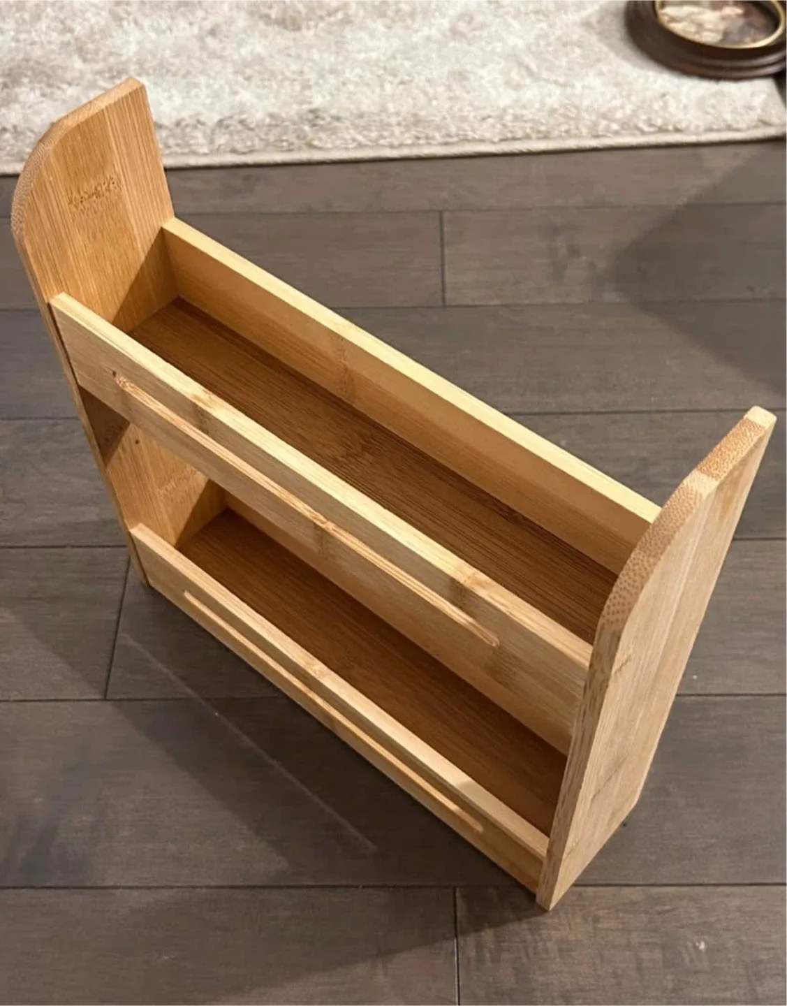 Bamboo Spice Rack Organizer