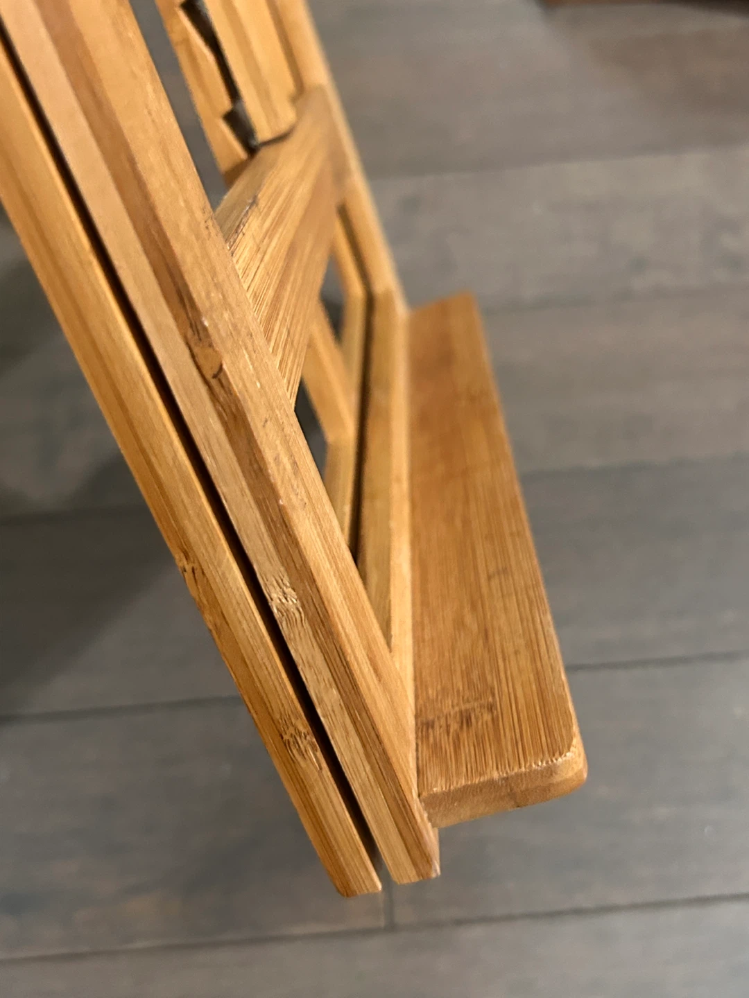 Adjustable Bamboo Book Stand