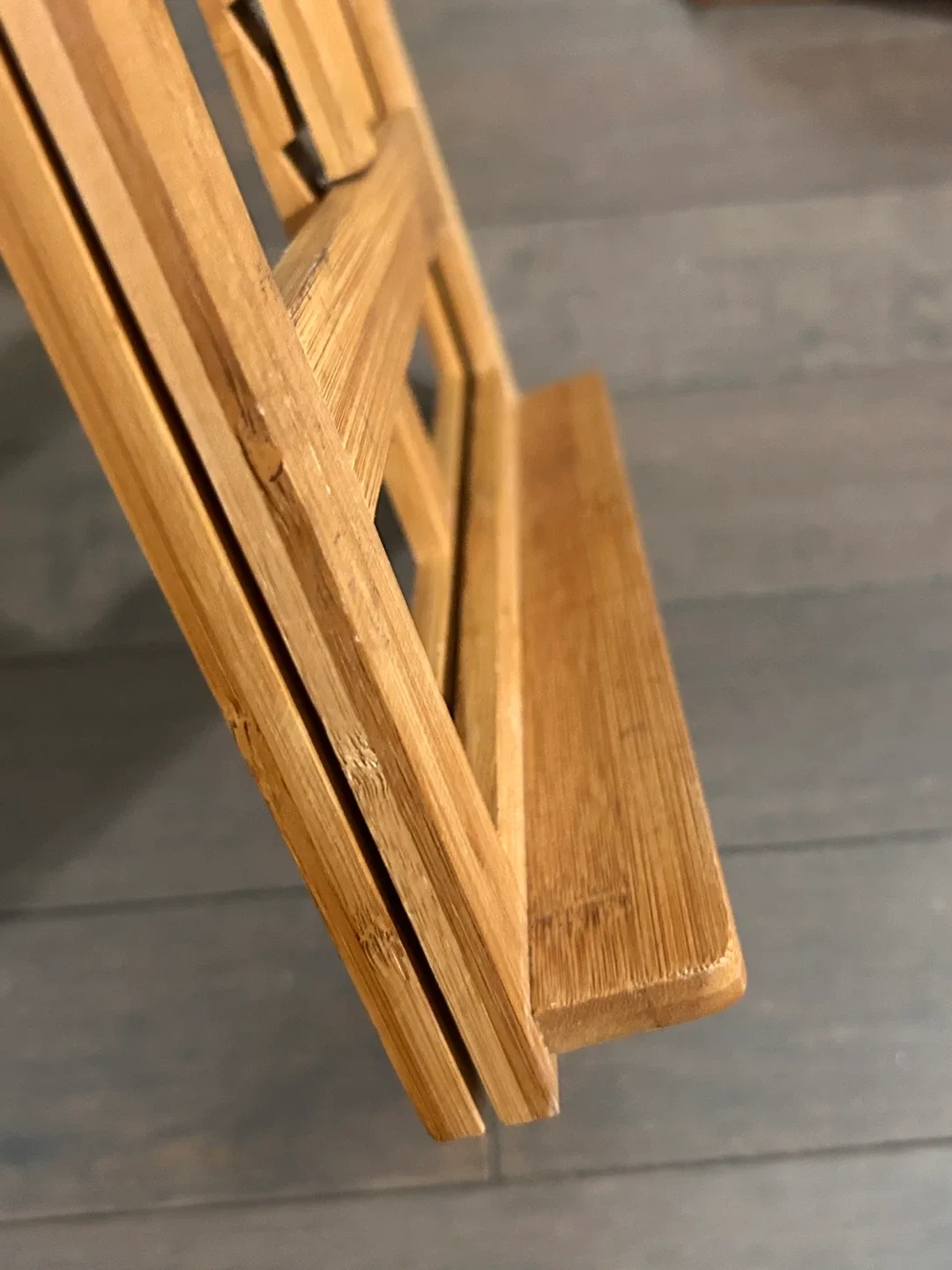 Adjustable Bamboo Book Stand