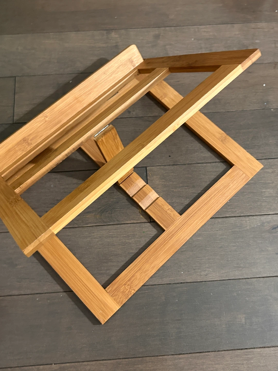 Adjustable Bamboo Book Stand - photo 4