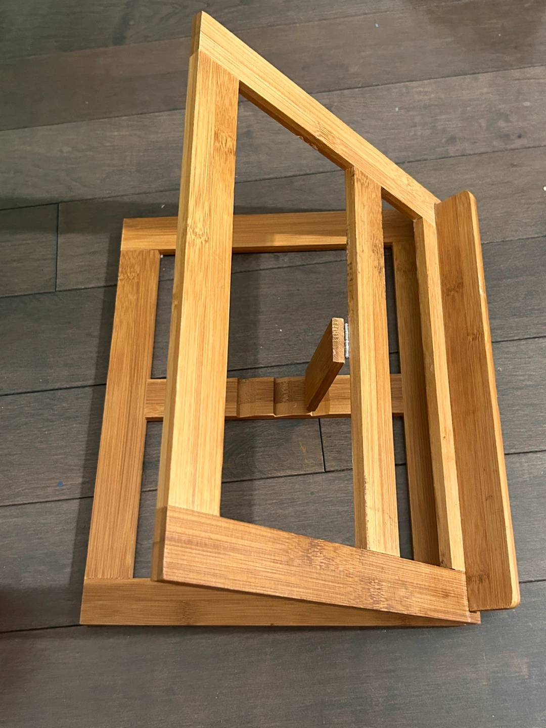 Adjustable Bamboo Book Stand - photo 2