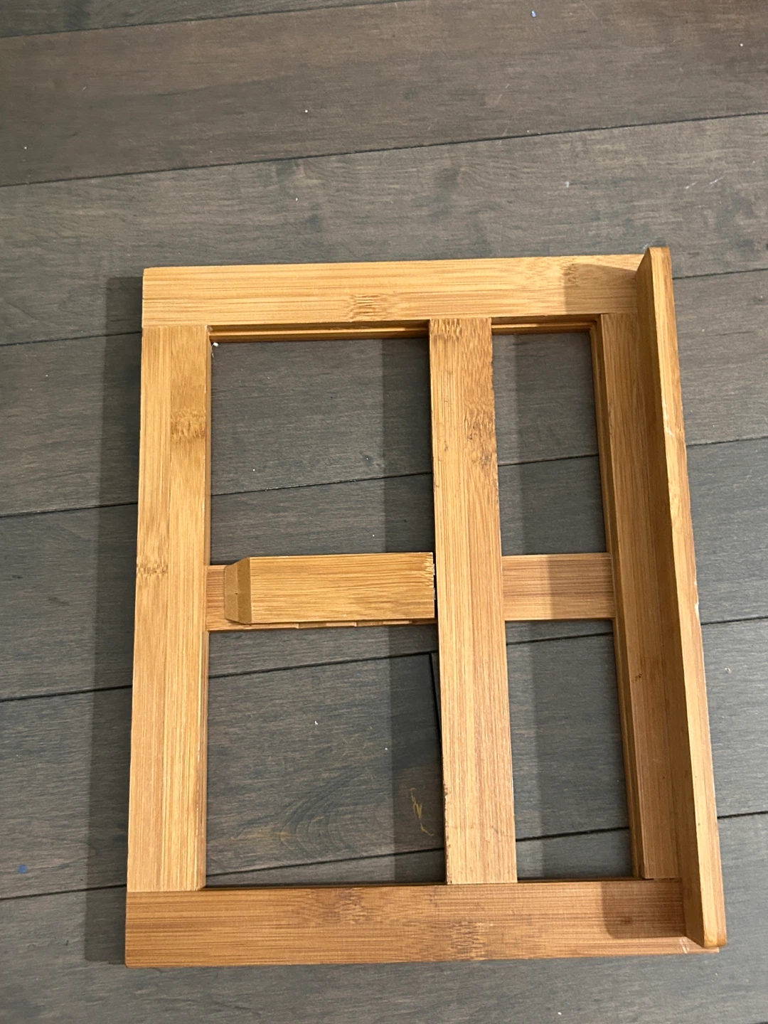 Adjustable Bamboo Book Stand - photo 3