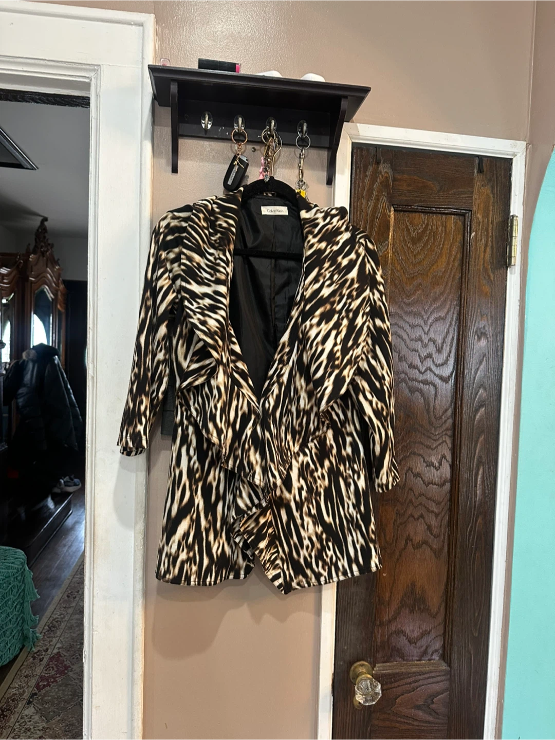 Calvin Klein Animal Print Blazer