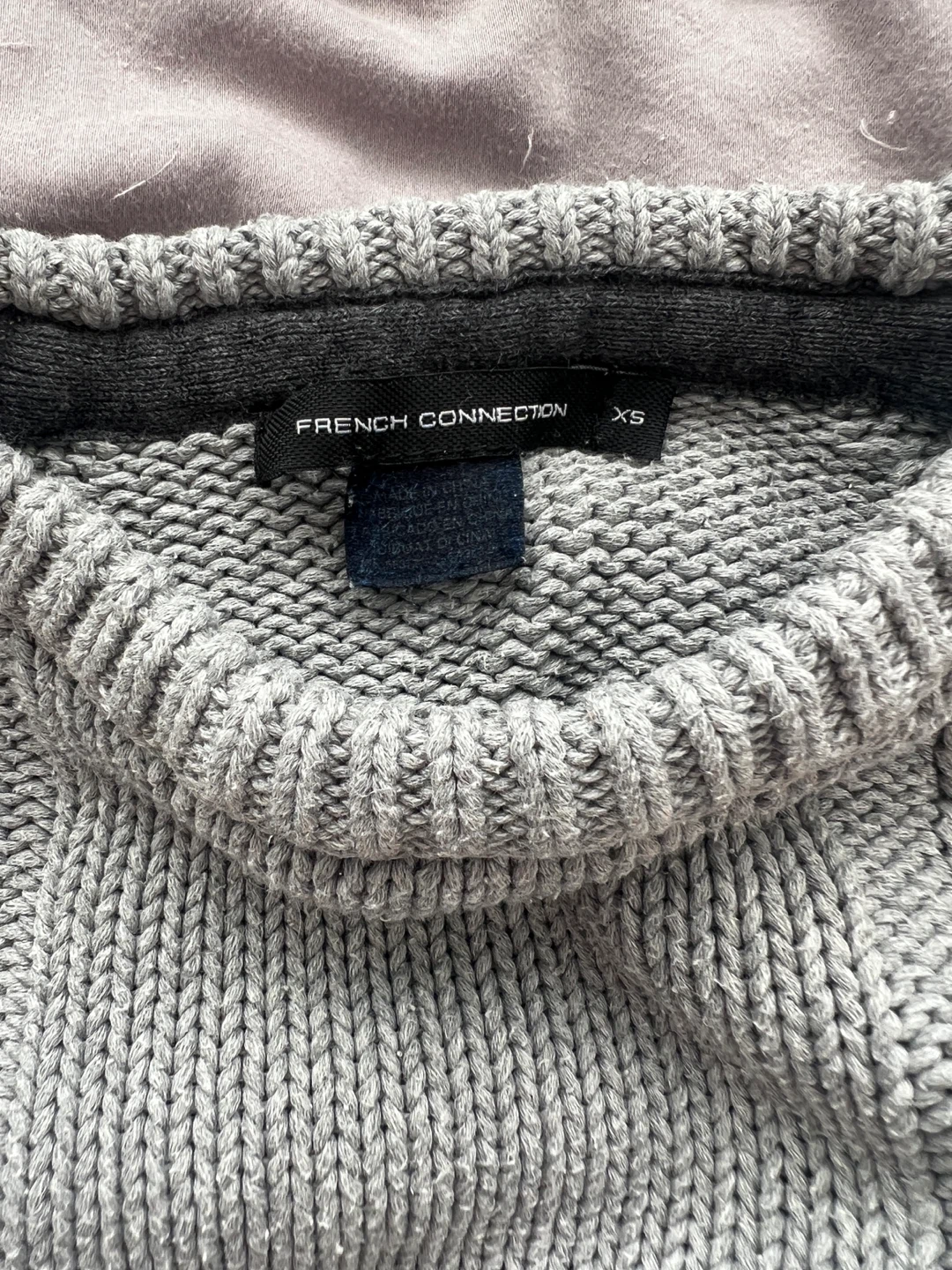 French Connection Grey Sweater - Size XS - photo 3