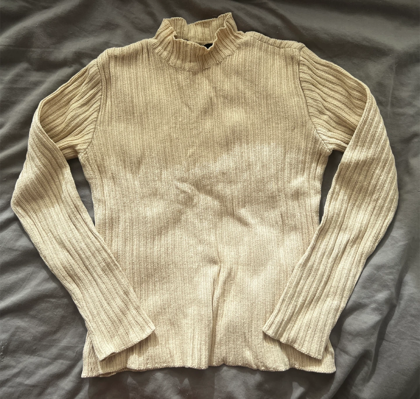 Ribbed Knit Top - Size 90