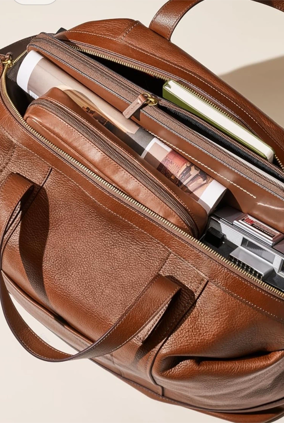 Fossil  Leather Travel Duffle Bag - photo 2