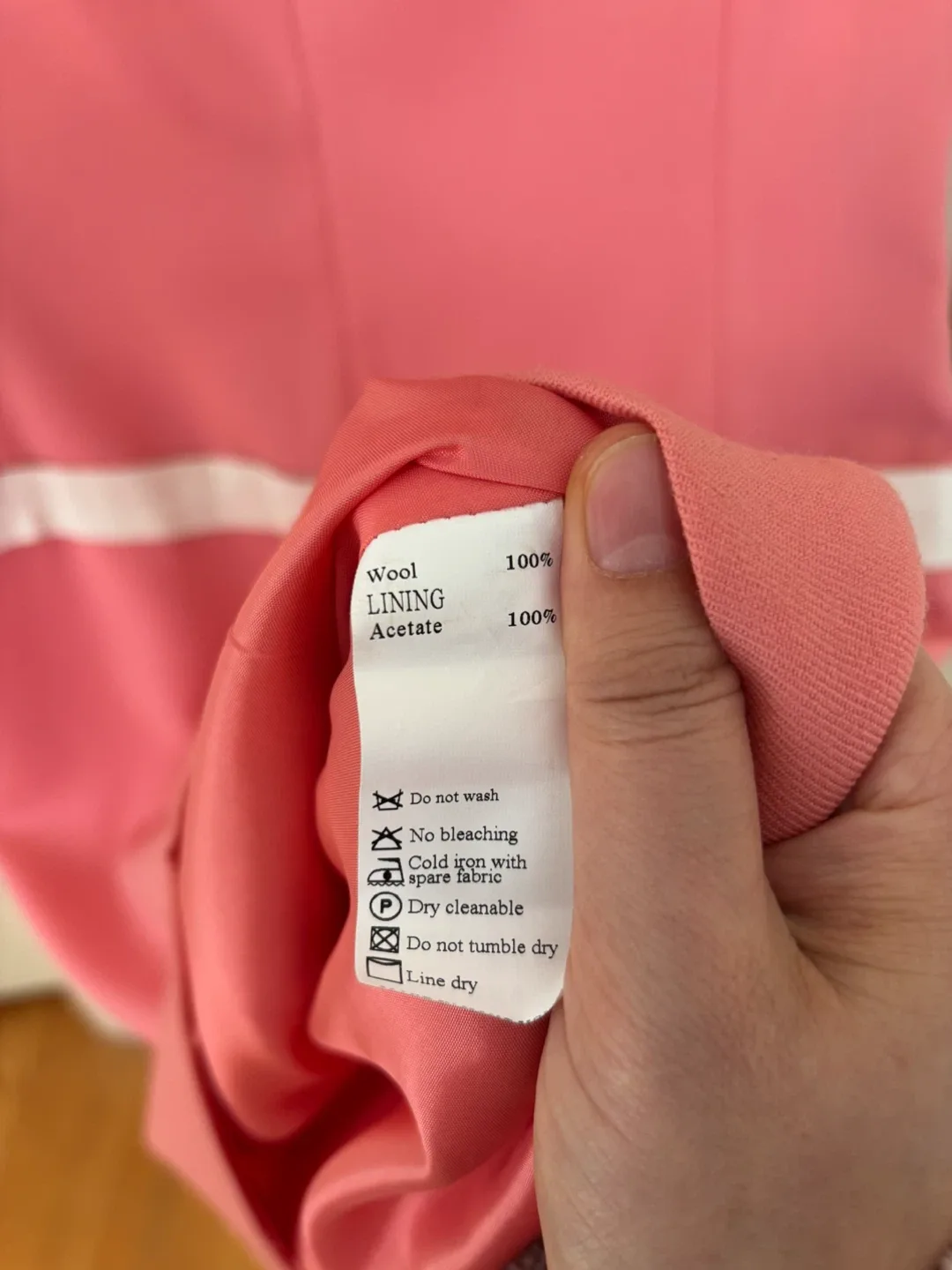 U'db @London Pink Wool Dress - Size 36 image indicator(5)