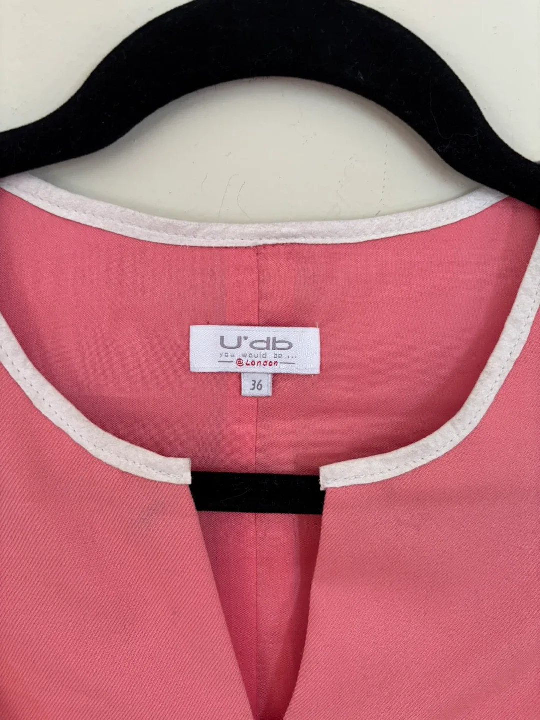 U'db @London Pink Wool Dress - Size 36 image indicator(3)