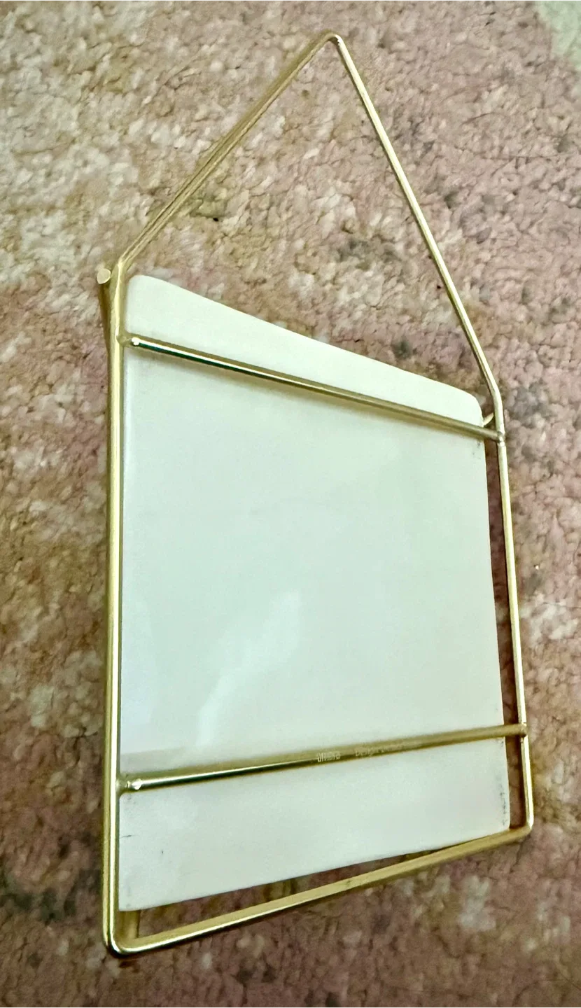 Umbra Wall Hanging Planter - Gold and White image indicator(2)