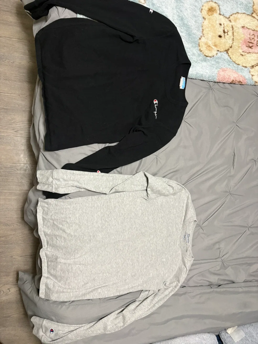 Champion Long Sleeve Shirts - Black & Grey