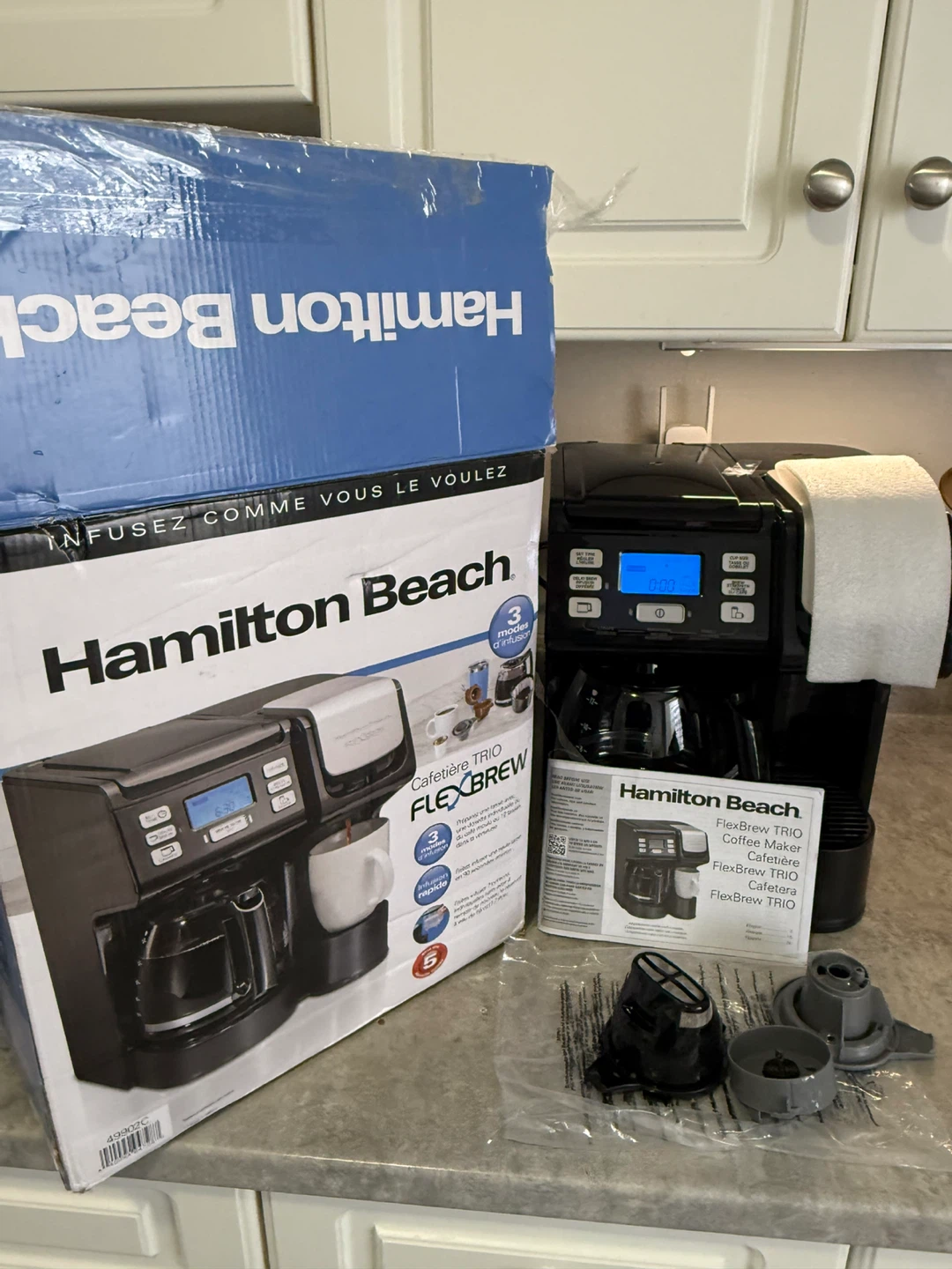 NEW Hamilton Beach FlexBrew Trio 2-Way Coffee Maker
