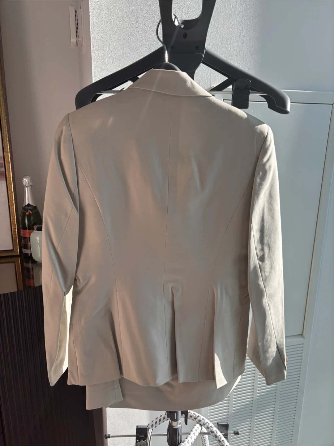 Beige Blazer and Skirt Set - photo 2
